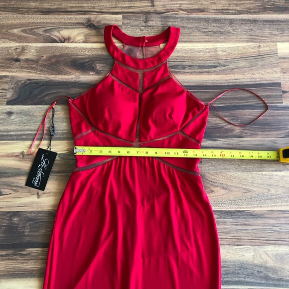 BNWT La Femme floor length gown - Picture 7 of 10